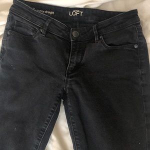 The Loft Curvy Straight Jeans